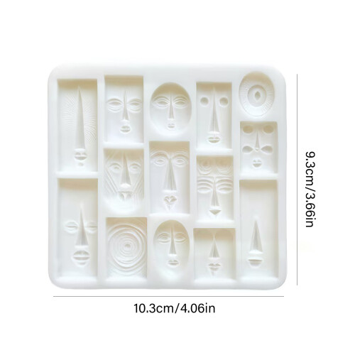 High Temperatures Resistant Silicone Face Molds Perfect For 2
