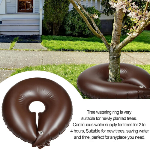 4 Pieces Large Capacity Tree Watering Bags With Spacious-Green 2