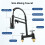 2 Hole Kitchen Mixer Taps with Lock, 360° Swivel 7