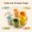 Ceramic Dessert Cup for Sundaes Snacks Drink Ice Cream-White 6