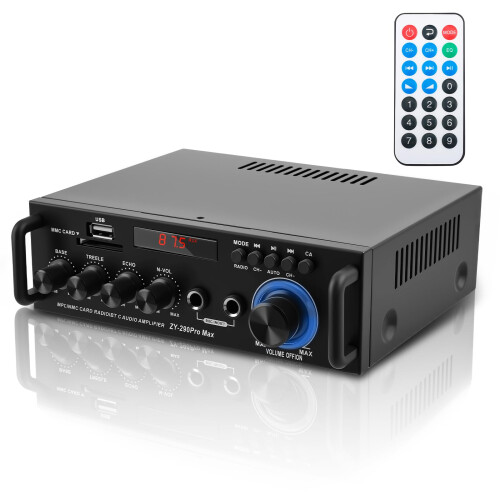 Hi-Fi Stereo Amplifier 60W x 2 with Bluetooth 5.0