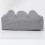 Bac de rangement mural en coton et lin, construction Durable 4