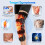 Post-Op Hinged Knee Brace Adjustable with Side Leg Stabilisers 2