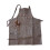 Traditional Brown PU Apron For Cooking Cleaning And Kitchen 5