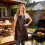 Traditional Brown PU Apron For Cooking Cleaning And Kitchen 7