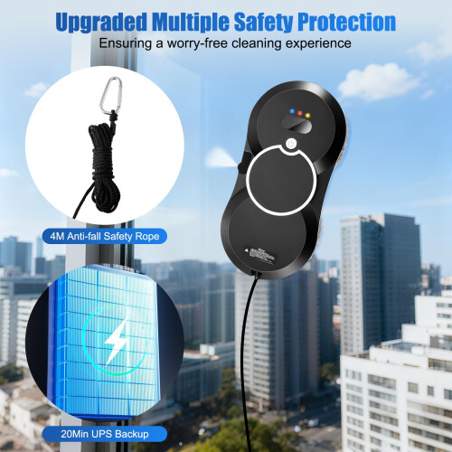 5600Pa Intelligent Window Cleaning Robot, 3 Modes 2