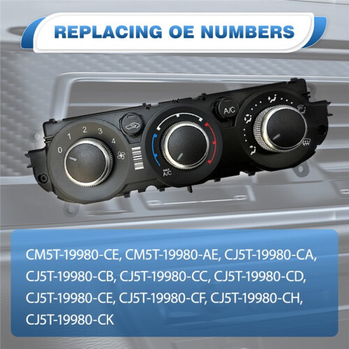 CM5T-19980-AE A C Climate Control Module Panel for  Focus 2.0L Escape 1.6L 2.0L 2.5L L4 CJ5T-19980-CB 2