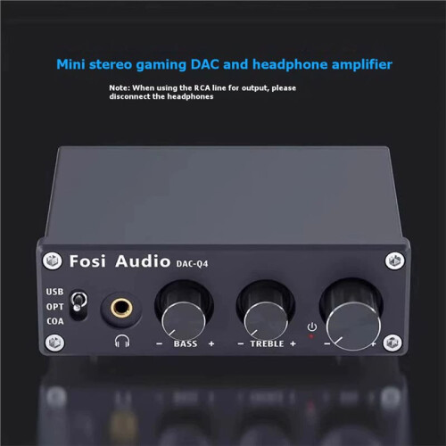 DAC-A2 HiFi Audio Decoder USB Headphone Amplifier Coaxial Optical Output Stereo Gaming DAC for Amplifier Active Speakers 1