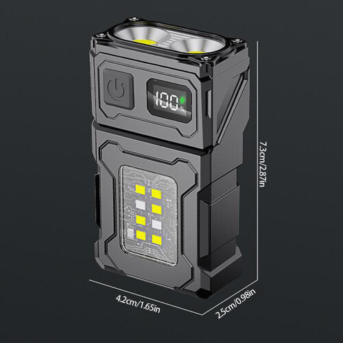 Lampe de poche magnétique facile à fixer avec-Fluorescence DC08 2