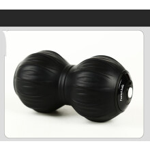 3 Speed Rechargeable Vibrating Peanut Massage Roller Black