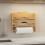 Wall-Mounted Kitchen Roll Holder with Foil Cutter 2