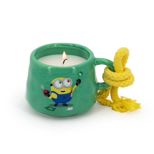 Vela perfumada Minions em caneca de cerâmica - Frutada e Floral 1