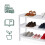 Bamboo Shoe Rack, 3-Tier, Space-Saving Design 5