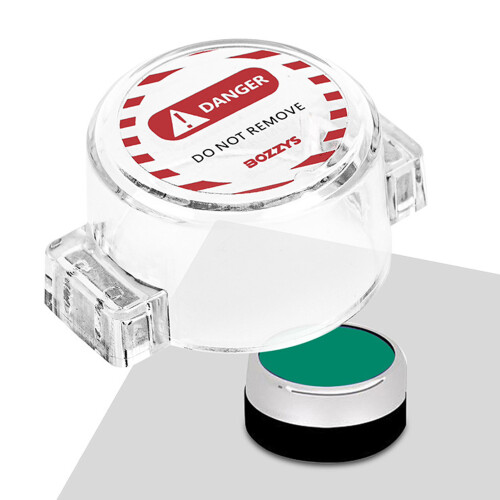 BD-H01-6 Push-Button-Abdeckung PC rund transparent