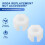 2 Set  Crystal 1.0 2.0 Nozzle Replacement Nuts Quick-Fit CO2 Connector, Safe Gas Seal 9