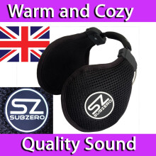 SUBZERO MIDLAND EAR MUFF HEADPHONES ON EAR NECK BAND OUTDOOR IN LINE REMOTE MIC