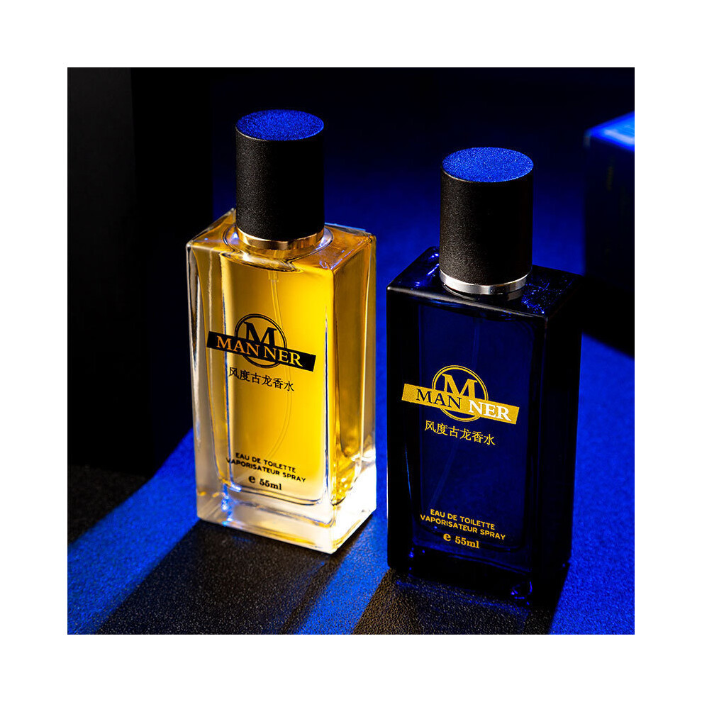 Hkedes Gold/Blue/Light (+) Classic Men's Cologne Perfume, Azure Fresh Woody Oriental Scent Long Lasting Fragrance