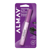 Almay Thickening & Tint Mascara, Nourishing Mascara, Hypoallergenic, (402 Black)