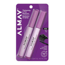 Almay Thickening & Tint Mascara, Nourishing Mascara, Hypoallergenic, (402 Black)