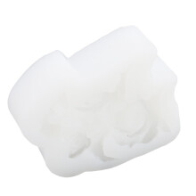 Blütenförmige Silikonform 95x110x25 mm für Seife
