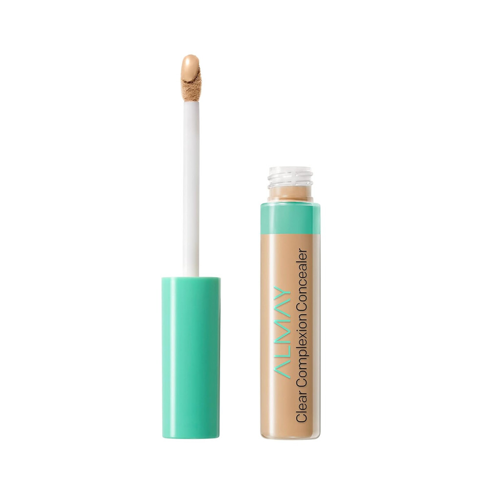 Almay Clear Complexion Acne& Blemish Spot Treatment Concealer Makeup With Salicylic Acid-Lightweight, 0.3 Floz. (300 - Medium With Neutral Undertone)
