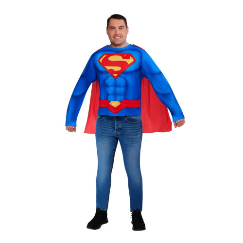 Superman Superman Mens Logo Costume Top 1