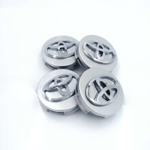 4X Toyota Wheel Rims Center Caps Silver 62Mm