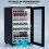 Fluted Wine Bar Cabinet Fridge (Fridge Included) 8