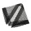 Triangular White Lace Veil Head Cover for Wedding Themes-Black 1