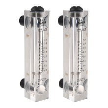 2X Debitmetre A Panneau A Bouton Reglable Noir 0,1-1 GPM Type de Debitmetre D'Eau LZM-15
