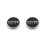 4x Range Rover Black Chrome 63Mm Wheel Centre Caps 4