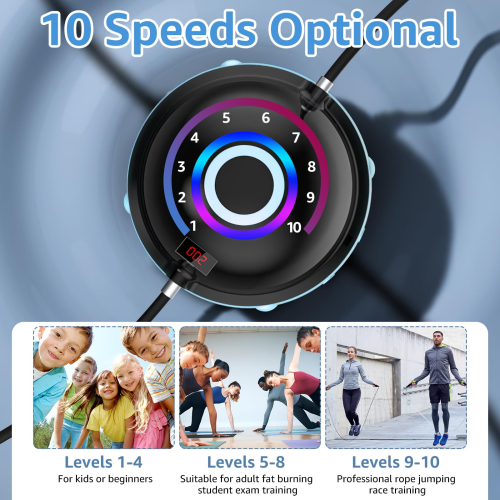 Wireless Music Jump Rope Machine with Counter 1
