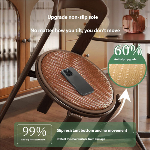 Round Cushion With Breathable Designs For-dotted brown 40cm 1