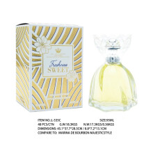 (100ML, L-535C) New Love Story Heart Shaped Perfume Long Lasting Elegant Fragrance for Women