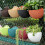 Wandhalterung, Rattankorb, Korbgeflecht, Blumentopf,-Schwarz 3