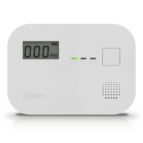 Detector de monóxido de carbono, sensor de 10 años, pantalla 1