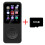  MP3 Player Type-C Interface Fast Charging Port (with 32GB Memory Card) 5.4 Bluetooth Version Music Player FM Recording E-book (Black) 1