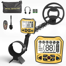Metal Detector, IP68 Waterproof with 10.23'' Coil 5 Modes