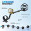 Metal Detector, IP68 Waterproof with 10.23'' Coil 5 Modes 2