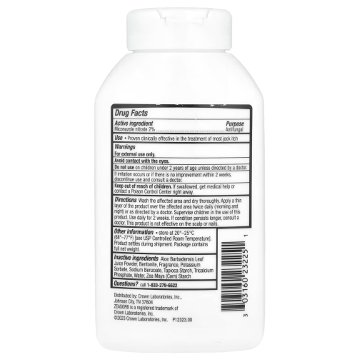 Zeasorb, Zeasorb AF, Antimykotische Behandlung, 2,5 oz (71 g) 1