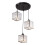 Living And Home 3-Light Crystal Ceiling Pendant Light Fixture 4