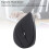 2,4 GHz vertikale Maus 800-1600DPI USB ergonomisch 3