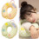 U Shape Travel Necks Pillow Provide Comfortable During-Yellow 3