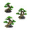 Miniature Moss Tree Fishtanks Landscape Accessory Resin Water-M 2