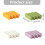 4 Grids Long Silicone Ice Cubes Tray Long Strips-Yellow 5