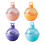 Cute Bulb Design Heart Ice Cubes Maker Easy Releases-Orange 2