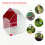 Lizards Keeper-Tanks mit Futterstationen mit abnehmbarer-Rosa 6