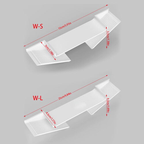 Artificial Hideaway Tunnel Corner for Fish Tanks-White S 2