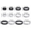 Set mit 6 Backformen mit runden Löchern in-Silber 4