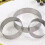 6Pieces Perforated Tart Molds Nonrust Steel Baking Tool-Silver 5